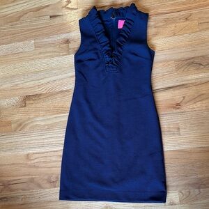 Lilly Pulitzer Tisbury Shift Dress in True Navy